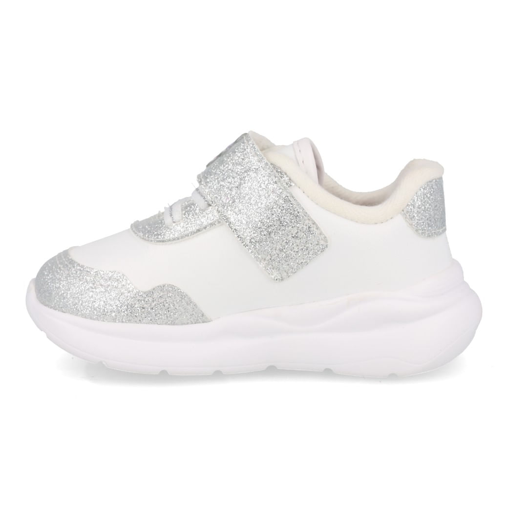 Molekinha Tenis 2738-104-28656-17159 Branco-Prata Sint_5__